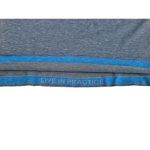 Lululemon Live In Practice Athletic Shirt Short Sleeve T-Shirt Blue Men's XL EUC - Picture 4 of 13